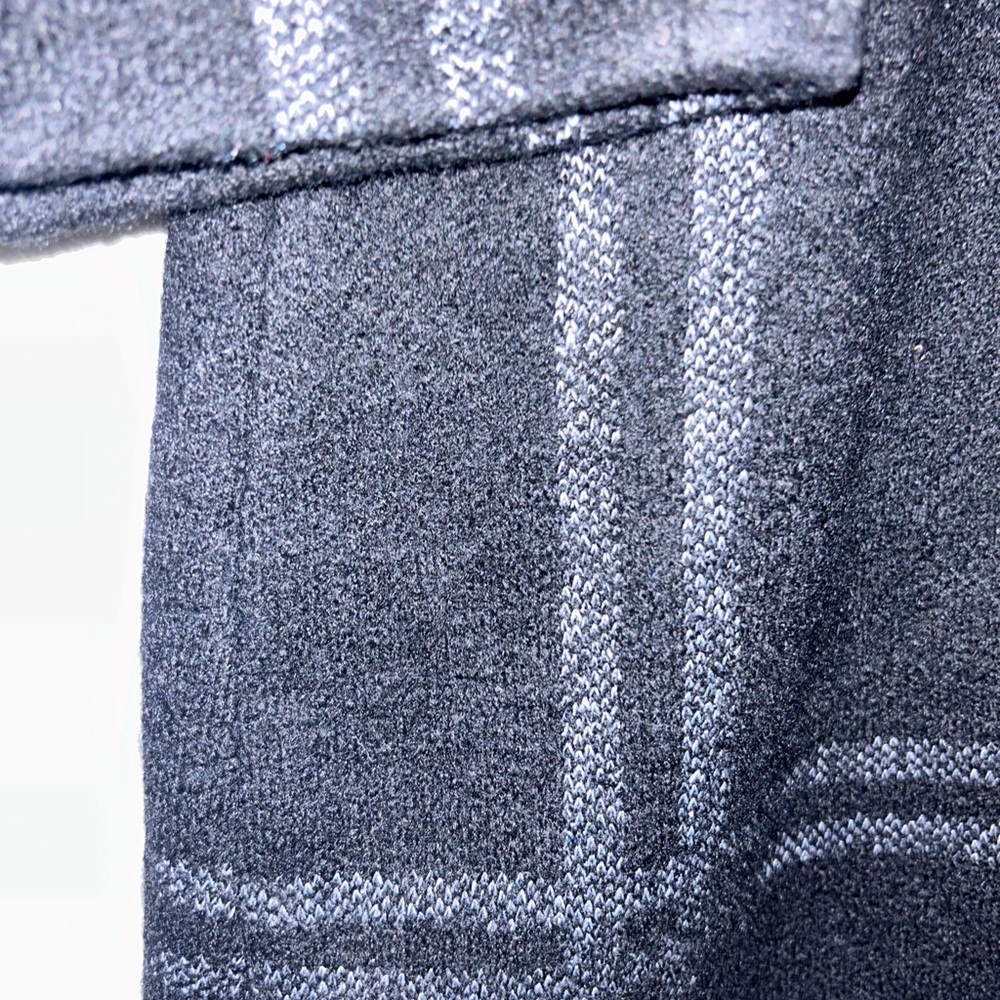 Adrienne Vittadini Gray Black Plaid Wool Coat Women’s Sz 1X - Picture 11 of 13